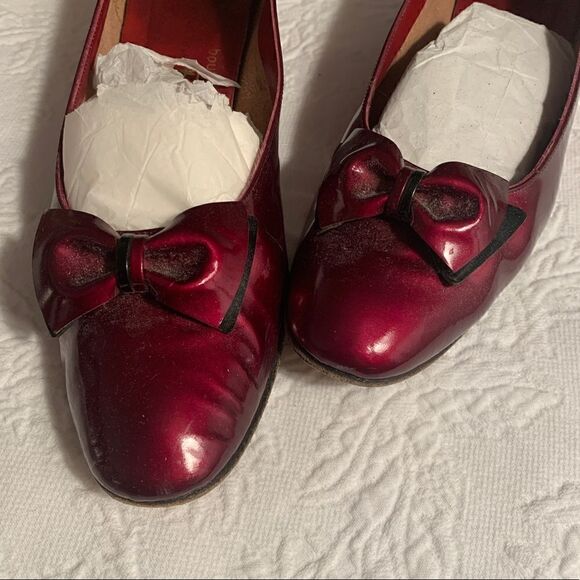 Women's Vintage Red Salvatore Ferragamo Shoes - Picture 1 of 11